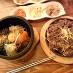 韓国家庭料理ジャンモ - 石焼ビピンパとプルコギセット