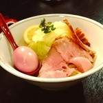 雨ニモマケズ - 粋×鶏白湯 特製濃厚つけめん  (1000円)