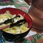 小林カレー - 付け合わせのキャベツ！めちゃ美味しかった！(о´∀`о)