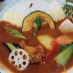 小林カレー - 素揚げのお野菜が美味しいったら…(/o＼)