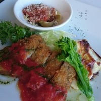ラ・マテリエ - 豚ロースハーブカツレツと白身魚赤味噌オーブン焼き