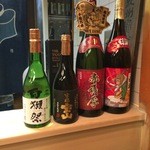 Eiichi - 目の前にあった焼酎と日本酒