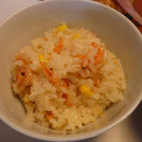 季節のお料理 辻むら - 桜えびとコーンのご飯