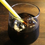 のうえんカフェ - セットメニューのアイスコーヒー