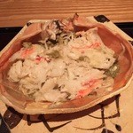 銀座 きた福 - 蟹身、蟹味噌