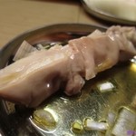 もつ焼き じんちゃん - ガツ刺(１巡目でほぼ終了４～５串程？)