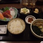 Keiou takahatae sushi ten - 刺身定食