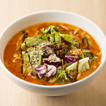 ゴル麺。 - 彩り野菜のたんたん麺