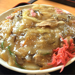 味心ひだまり - あんがたっぷりかかってます。