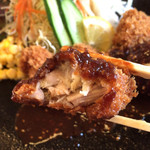 味心ひだまり - チキンカツは唐揚げ大