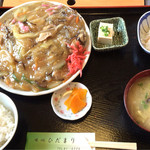 味心ひだまり - あんかけ焼きそば定食750円