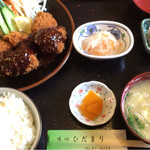 味心ひだまり - チキンカツ定食850円
