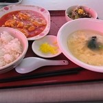 開華園 - 選べる定食【エビチリ】♪
