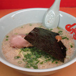 山岡家 - 山岡家 朝ラーメン （カタメ）400円 うまかった♪