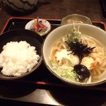 幸美 - 特製幸美うどん定食　900円