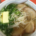 ひだるか屋 - 途中で自家製の「柚子胡椒」を溶き入れるのを忘れずにね！！(o^^o)美味しいよ！！