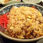 Chuugokuryouri Honten Eiryuu - セットのガーリックきのこ炒飯