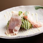 串揚げ びえんと - 生ハムとアボカドのわさびマヨネーズ