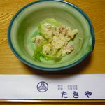 たきや寿司 - ランチセットのサラダ