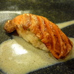 ちとせ鮨 - 炙りサーモン♪とろけます～。