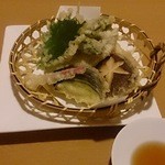 旬鮮の里 西の丸 - 野菜の天ぷら