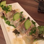 ビストロ カキヤ - 真鯛のカルパッチョ