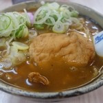うどんのいなや - カレーそば+きつね、ねぎ