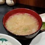 もち豚とんかつ たいよう - 豚汁もお肉がたくさん入っていながらも軽い味わい