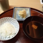 松川 - （2016/1）白米、赤出汁、香の物