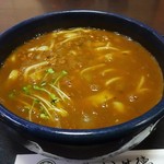 めん処 いせ徳 - ”キーマカレーきしめん” 750円、麺はころ（冷たい）の大盛 300円 ＝ 1,050円（税込）。