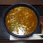 めん処 いせ徳 - ”キーマカレーきしめん” 750円、麺はころ（冷たい）の大盛 300円 ＝ 1,050円（税込）。