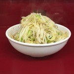 ラーメン二郎 - 少なめラーメン700円野菜ニンニク