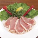 松阪ハムの鶏たたき風生ハム