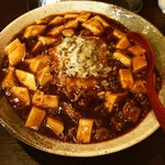 アジアン食堂 蓮華堂 - 麻婆天飯。スープつきです。