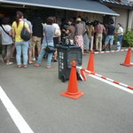 本格手打うどん おか泉 - 日傘も貸し出し中です