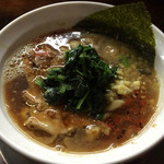 ラーメン ヤスオ - ラうどん（太麺） 130グラム　ショウガ 700円