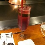 ステーキ懐石都 春日 - ドリンク:1杯目 三次クイーン(ノンアルコールカクテル)