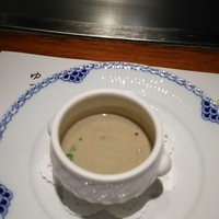 ステーキ懐石都 春日 - スープ:ごぼうのポタージュ