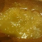 旬彩漁 しん - このステーキのタレが抜群にウマイ！！！これだけ舐めてもめっちゃ美味しい☆