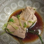 鮪や にばんめ - しゃぶしゃぶのポン酢も美味しいです。