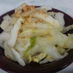丸星ラーメン - 無料の白菜の漬物