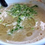 俺のラーメン あっぱれ屋 - つけ汁のアップ