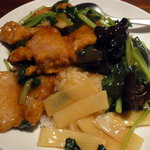 上海餐室 - （2010.8）パーコーうまにかけご飯（950円）
