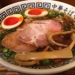 Chuukasobasonoda - 自家製麺になった中華そば（味玉トッピング）