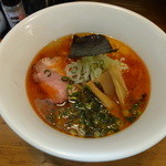 海老そば(塩)(炭焼きチャーシュー)(760円)