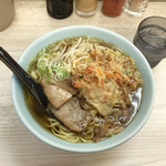 うどんのいなや - 中華そば＋かきあげ