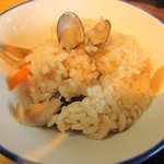 しじみ亭 奈良屋 - 釜飯(茶碗に盛ったところ)