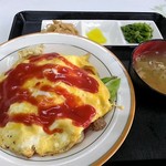 寿食堂 - オムテン定食　600円