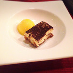 リオス ボングスタイオ - ティラミス マンダリンのソルベ添え