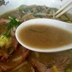 麺屋 彩未 - 2016/2  味噌チャーシューめんのスープ